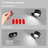 Coollamp LED Indoor Wall Lamp—Rechargeable Battery, 3 Brightness Levels view 7