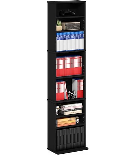 Amazon.com: FixtureDisplays CD Tower Media Rack DVD Organizer