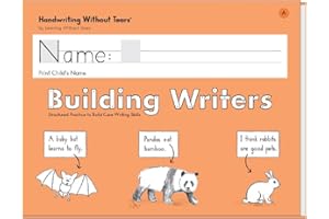 Learning Without Tears Building Writers Student Edition, Age 5+, Kindergarten+, Handwriting Without Tears, Narrative, Informa