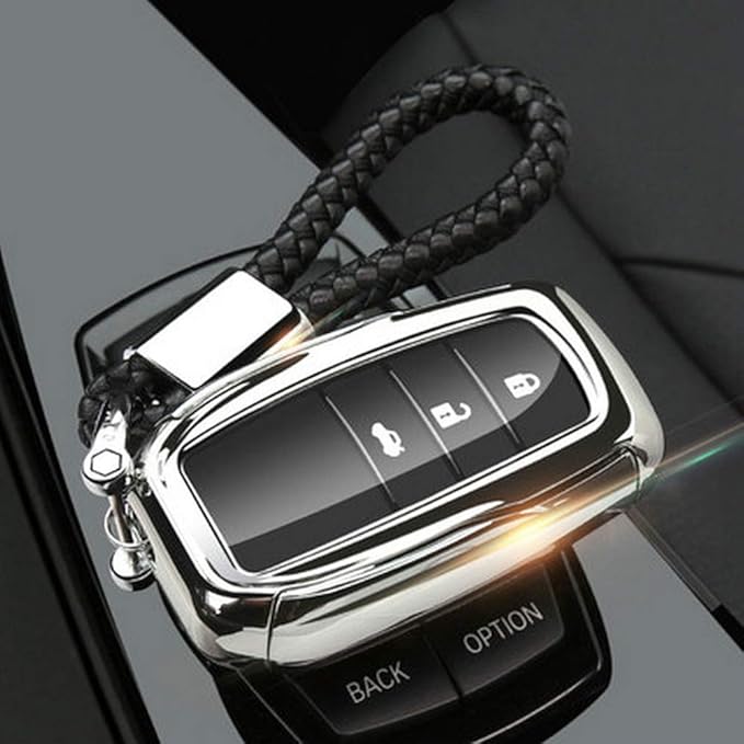 Amazon Com Hczszh Tpu Car Key Case Cover For Toyota Chr C Hr Land Cruiser 200 Avensis Auris Corolla Smart Keychain Shell Accessories Home Kitchen