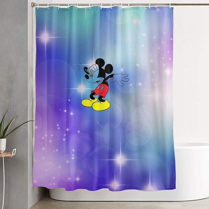 Amazon.com: Frightened Mickey Mouse Shower Curtain Liner, 60x72 Clear