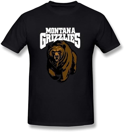 Florence Una Men's Montana Grizzlies University of Montana T Shirt: Amazon.co.uk: Clothing