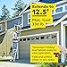 Telescoping Ladder 12.5 Ft – Aluminum Telescopic Extension Folding Step Ladder Extends – Climb Up to Loft or Attic w/ Multi-Purpose Work Ladders – 330 LB Load - by Gad’s Quality