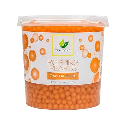 Amazon Com Tea Zone Cantaloupe Popping Pearls 7 Lbs B2058