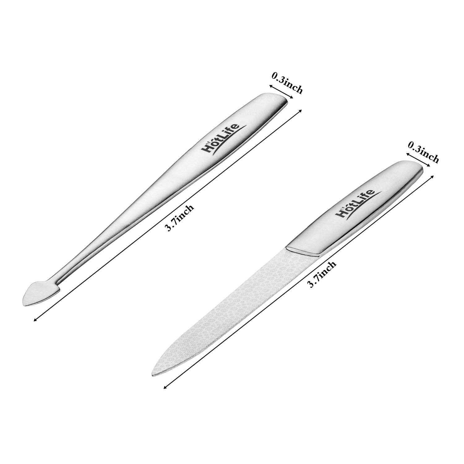 HotLife Nail Clipper Set - Fingernail and Toenail Sharp Clipper Cutter, 5PCS Pedicure & Manicure Set, Professional Stainless Steel Nails Kit With Deluxe Travel Case : Beauty