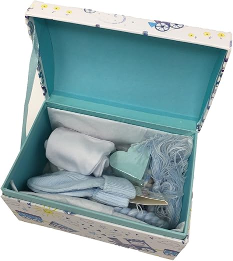 Juego de recuerdos para bebé con diseño de cofre del tesoro: Amazon.es: Bebé