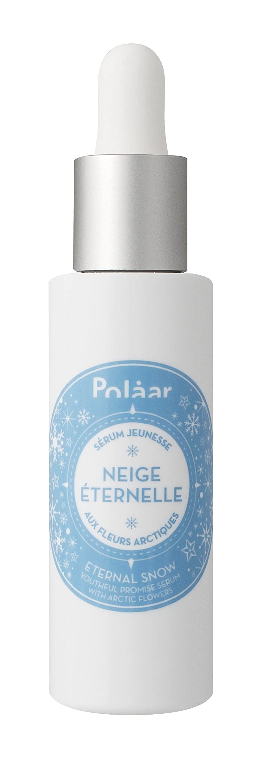 Polåar - Eternal Snow Youthful Promise Serum with Arctic Flowers - Anti-Aging, Anti-Wrinkles and Fine Lines - All Skin Types - 96% Naturalness, Vegan, Made in France - 30 ml