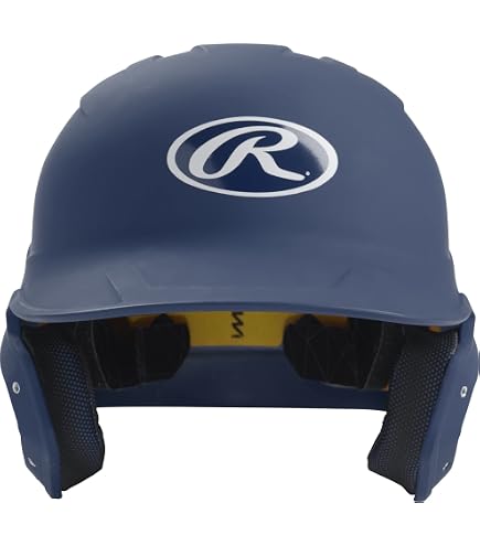 Casque De Frappe Baseball Rawlings Taille 6 1/2 - 7 1/2 - Bleu - Neuf Avec Défauts Mineurs