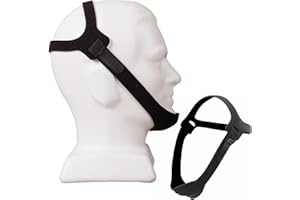Bistras Halo Style Adjustable Chinstrap Anti Snoring Chin Strap for CPAP Users Effective Snore Solution for Men and Women Keeps Mouth Closed While Sleeping