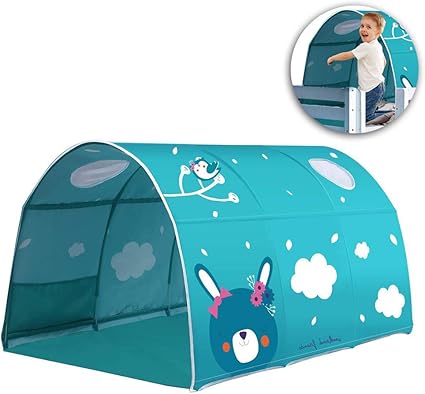 Hhsjl Tunnelzelt Fur Kinder Spielen Bettzelt Kinderbett Tunnelzelt Fur Hochbett Fit Fur 90 100cm Bett In Der Breite Junge Spielhaus Prinzessin Bed Game House Sternenklarer Himmel Blau Amazon De Sport Freizeit