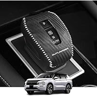 Amazon.com: Kakash Custom Interior Accessories for Mitsubishi Outlander  2022 2023 2024 Outlander PHEV 2023 2024 Leather Automatic Gear Shift Knob  Cover,Transimission Boots Shift Lever Leather Sheath(Carbon Fiber) :  Automotive