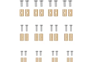 Ezbzyz 03336 Cable Stop Assortment 24 Pack Universal Fit 1/4", 5/16", 3/8" Cable Lock for Anchoring Various Types of Cables