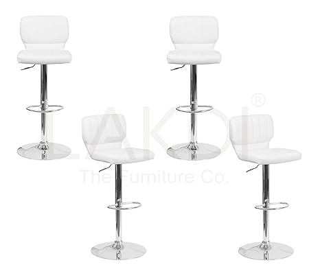 Lakdi Adjustable Height Swivel Bar Stool Set of 4 Combo MFN(134514_48_C_4)