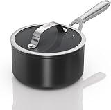 Ninja ZEROSTICK Ceramic Pro 18 cm Saucepan with Glass Lid UK CW30218UK