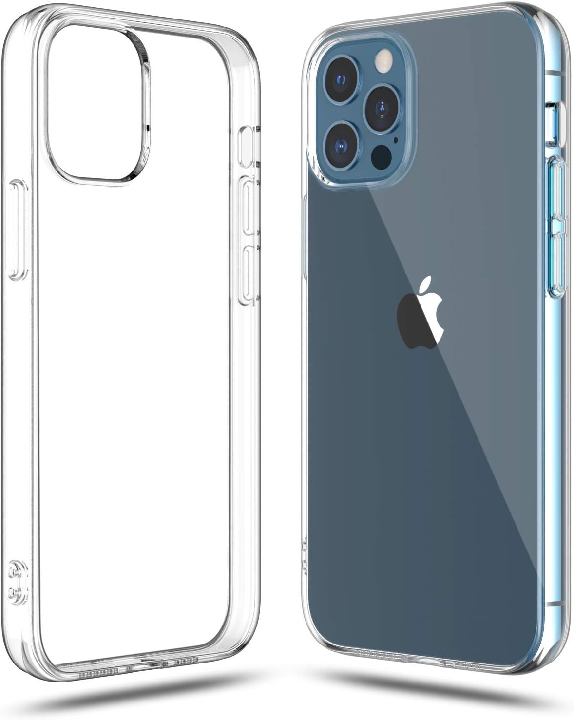 Shamo's Funda iPhone 12 Pro MAX Transparente, Suave TPU Gel Fina