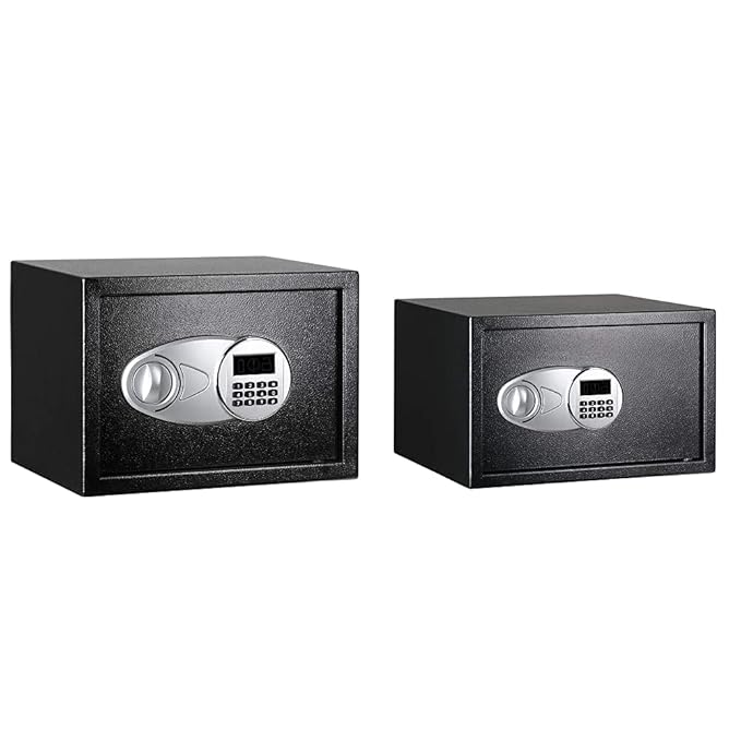 Bundle AmazonBasics Security Safe 0.5Cubic Feet,Black(14.15 litres