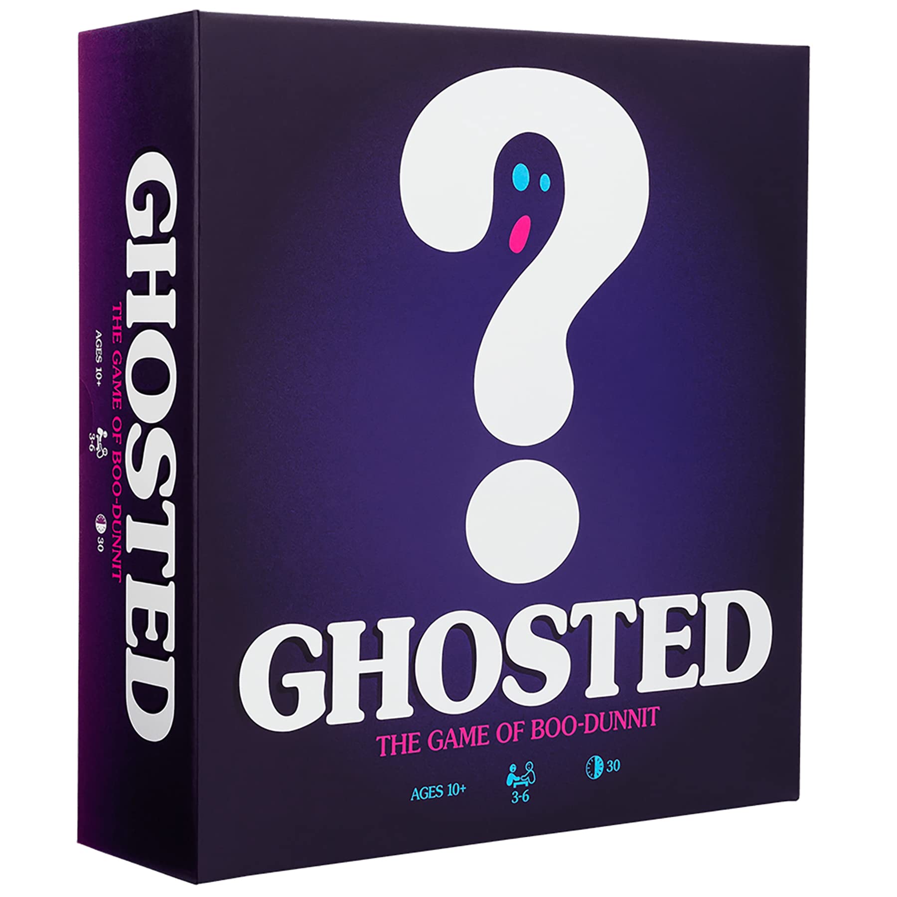 Big G Creative GHOSTED - The Game Of Boo-Dunnit. Be The First To Figure Out Who Turned You Into a Ghost By Using Your Detective Skills. Ages 10+, Multicolor, 26.67 x 26.67 x 6.35 cm