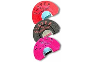 SLAYER CALLS CALL THE WILD Slayer Calls Clearwater Workhorse Elk Diaphragm Set – 3-Pack of Premium Elk Reeds (Isabella Creek, Miner, Logger) – .004 Latex Diaphragms for Realistic Elk Sounds, Long-Range Calling, Made in The USA