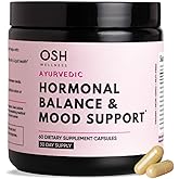 Ayurvedic Hormone Balance for Women | Mood, Energy, & Sleep Support | Cortisol Manager | Regulates Estrogen | Stress Relief | Ashwagandha, Rhodiola, & Shatavari | Made in USA | 60 Ct. - OSH Wellness