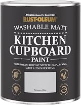 Rust-Oleum Kitchen Cupboard Paint Matt Monaco Mist 750ml Grey view 5