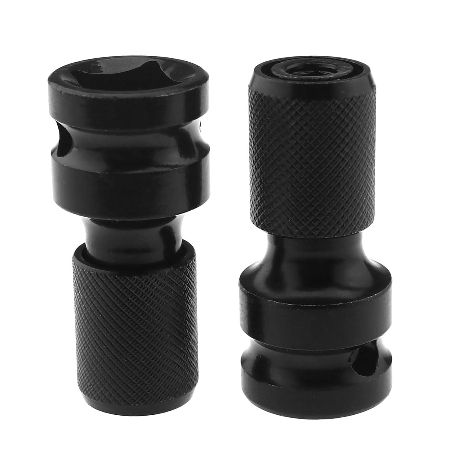 2 Pack 1/2 Square Drive to 1/4 Hex Shank Socket Adapter Quick Release