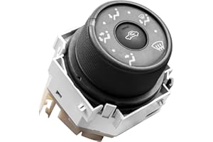 AUGREX HVAC AC Blower Switch Climate Mode Control Fit for Toyota Corolla CE LE S XLE XRS L 2009 2010 2011 2012 2013 Matrix S XRS XR 2009 2010, Replace 55901-12220 55901-02030 55901-02060 55901-75D357