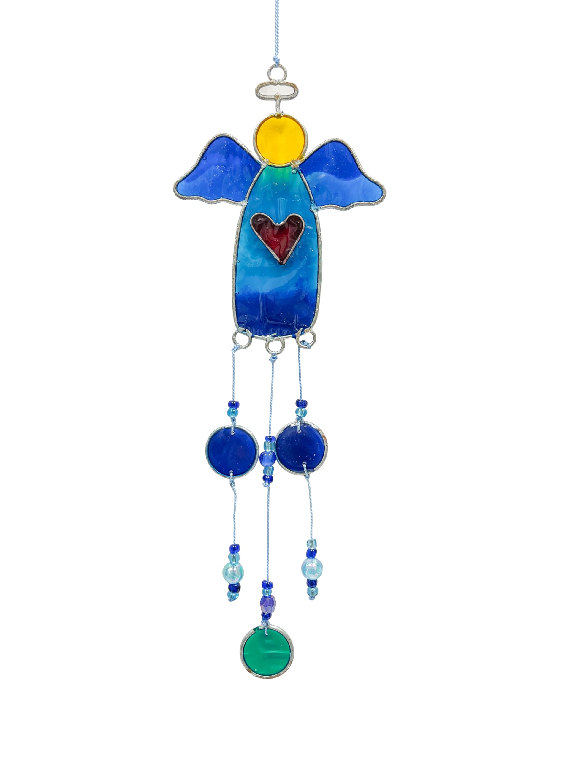 Angel Suncatcher 29cm (Blue/Turquoise)