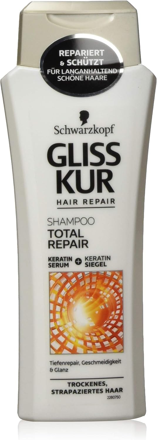 Schwarzkopf Gliss Kur Shampoo Total Repair, 250 ml, 250 ml (Pack of 1)