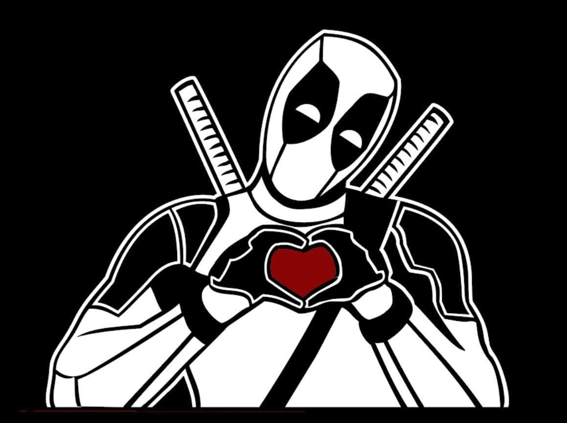 Deadpool macbook decal Deadpool macbook decal