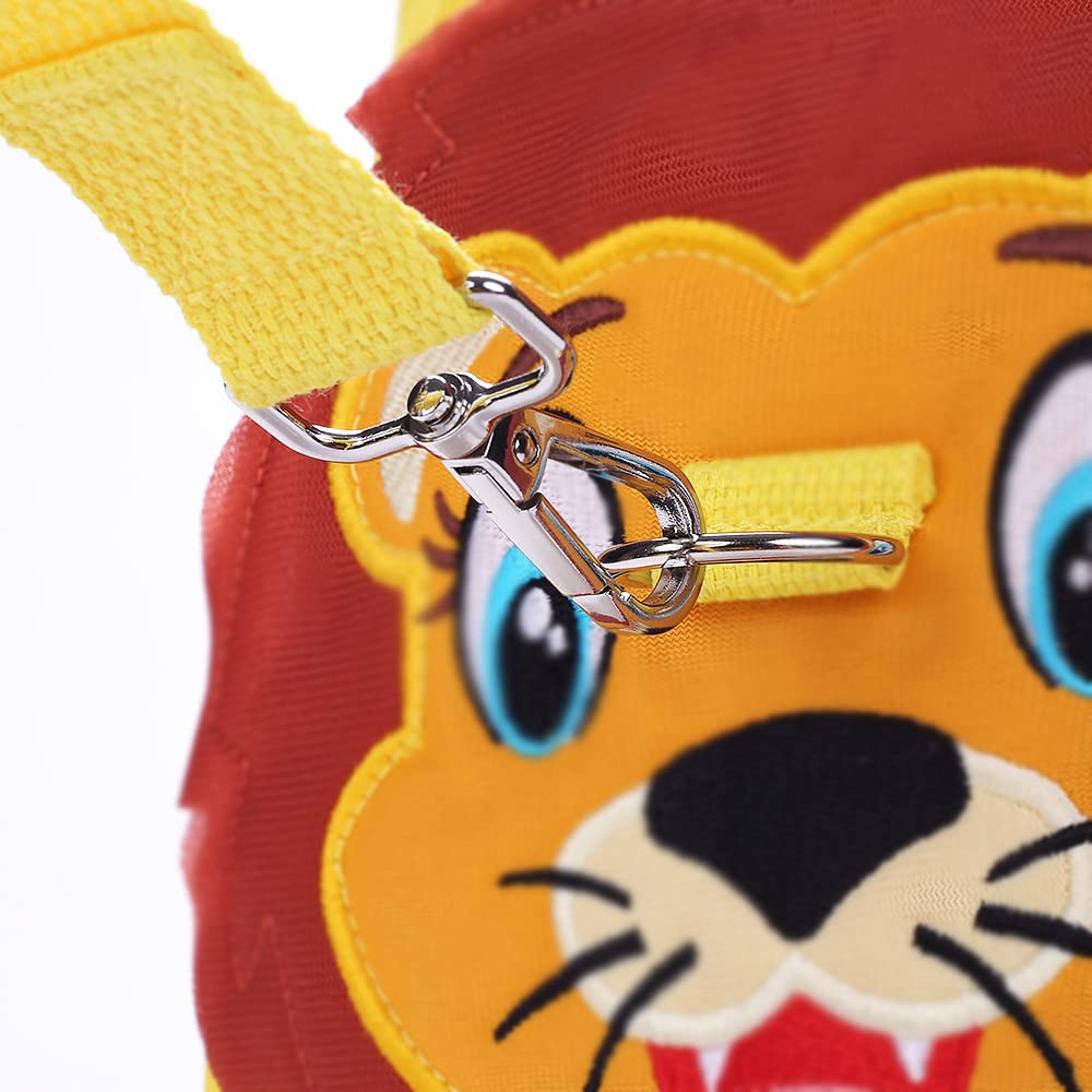 Toddlers Leash + Anti Lost Wrist Link Child Kids Safety Harness Kids Walking Wristband Assistant Strap Belt for Boys Pink Christmas Gift (Yellow)