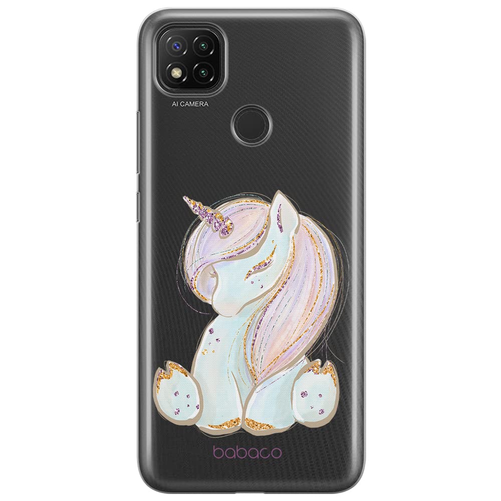 Babaco ERT GROUP mobile phone case for Xiaomi REDMI 9C original and officially Licensed pattern Unicorn 002 optimally adapted to the shape of the mobile phone, partially transparent