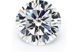 JIANGYUANGEMS 100pcs 5A Round Machine Cut White Cubic Zirconia Stone Loose CZ Synthetic Gemstone for Jewelry Making