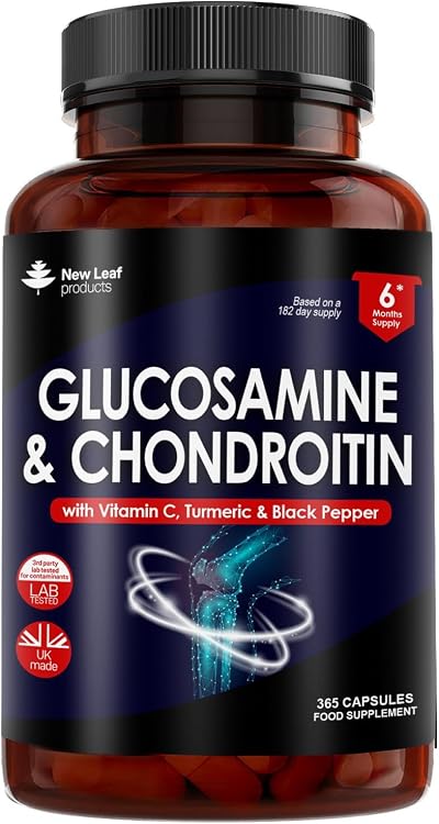 New Leaf Products Glucosamine and Chondroitin High Strength 1100mg 6 Mths