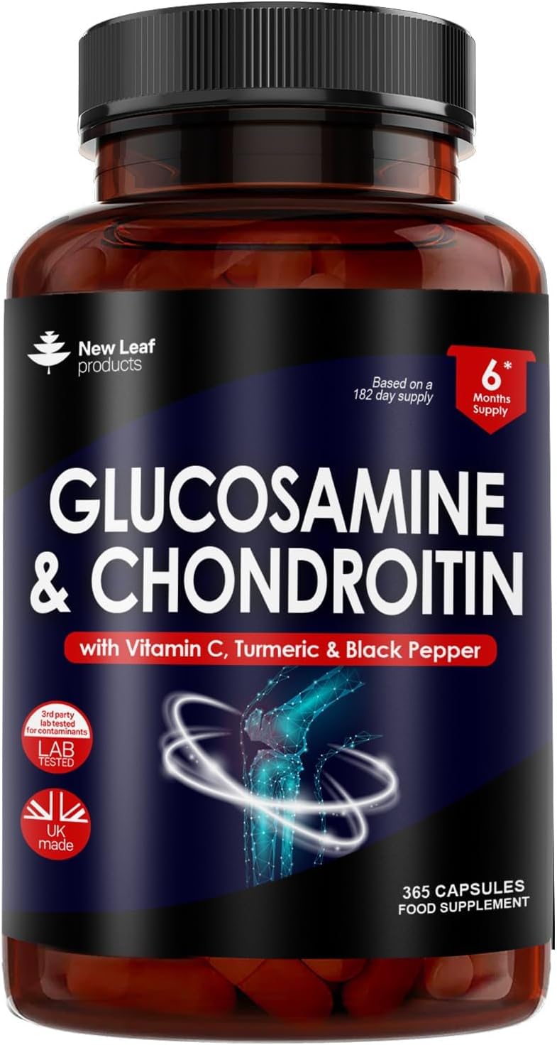 New Leaf Products Glucosamine and Chondroitin High Strength 1100mg 6 Mths