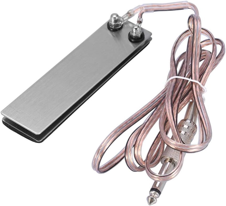 Tattoo Foot Pedal - Tazay Mini silver Stainless Steel Tattoo Foot Pedal Switch Flat Tattoo Foot Pedal Control Tattoo Power Supply For Tattoo Power Machine Guns Tattoo Kits Tattoo Supplies In Tattooing