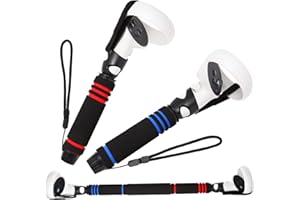 YOCYXYOO VR Game Grip Accessories for Beat Saber Gorilla Tag Long Arms,VR Handle Attachments for Meta/Oculus Quest 2 Controller Playing VR Games