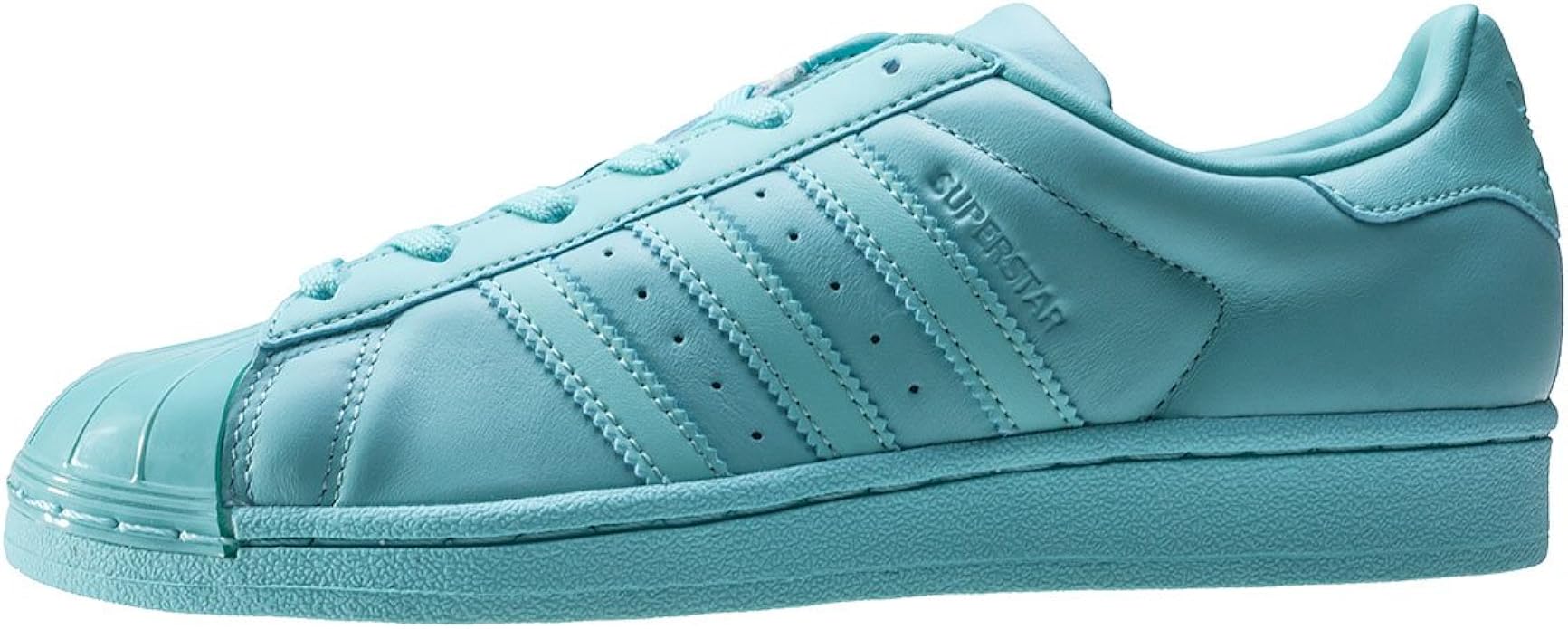 turquoise adidas superstars