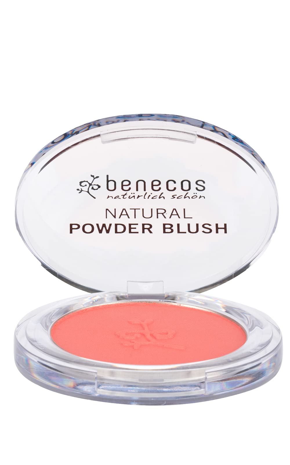 Benecos - Natural Cosmetics - Powder Blush - Pressed - With Organic Castor Oil - Sassy Salmon - 5,5g