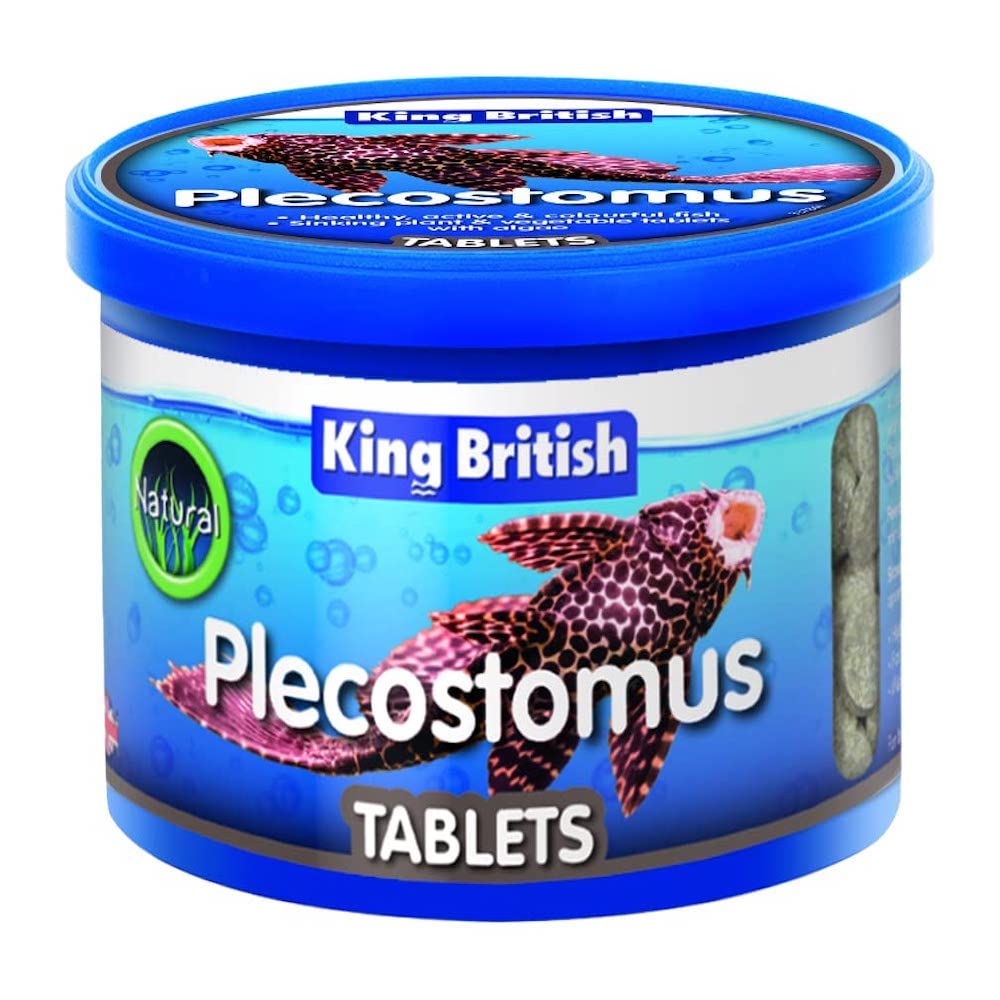 King British Plecostomus Tablets 150g, Clear