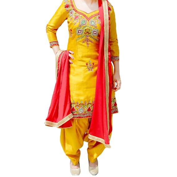 Yellow Colour Punjabi Suits Outlet Shop 