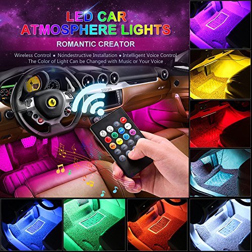 Buy CARANTEE Car LED Strip Light Multicolor Music Car Interior Lights