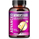 Hair Growth Vitamins for Women - Hair Vitamins for Thinning Hair for Women .Regrow & Regrowth Hair Supplement with Dht Blocker,Biotin & Saw Palmetto for Women.Volumize,Thicker,Longer Hair.