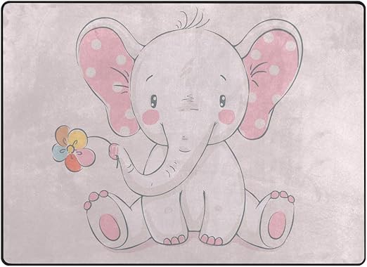 elephant area rugs for nursery