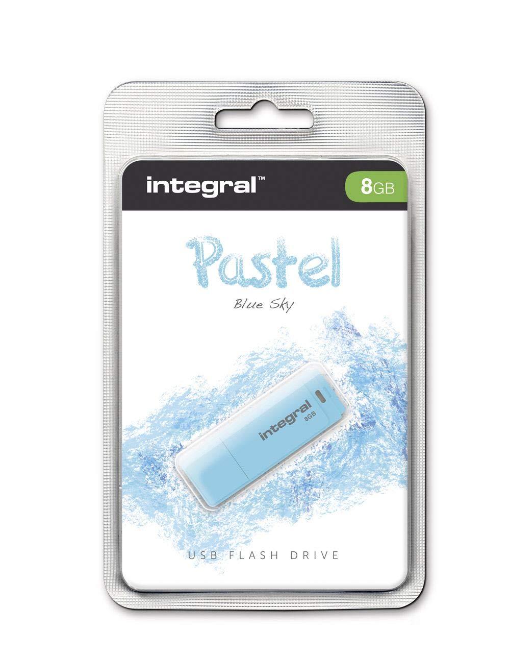 Integral Memory INFD8GBPASBLS 8GB Memory Card Sky Blue