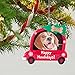 Hallmark Keepsake 2017 Happy Howlidays! Dog Picture Frame Dated Christmas Ornament