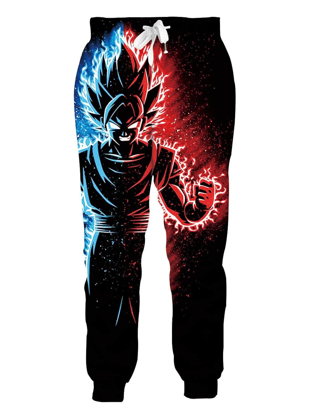 Ocsoc Women/Men Unisex Dragon Ball Z Joggers Sweatpants 3D Anime Print Track Baggy Trousers M-XXL