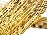 Solid 14 K Yellow Gold Wire, 20 Gauge, 6 Inches, Half Hard