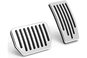 Topfit for Tesla Performance Pedal Pads Cover Foot Aluminum Non-Slip Pedals for Model Y(Juniper) Model 3(Highland) and Tesla Model 3/Y 2017-2026