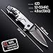 Pocket Folding Spring Assisted Knife - Portable Stainless Steel Locking Folder - Survival Compact Liner Lock Knife with Glass Breaker - Super Sharp Blade Knife for EDC Defense - Grand Way 6698 TN