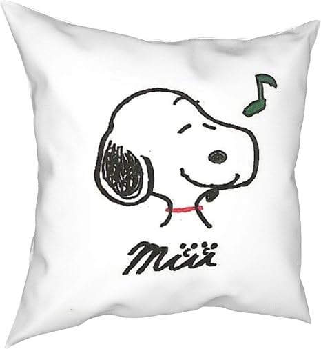 Amazon Co Jp スヌーピー 枕カバー ソファー装飾 インテリア 車用 プレゼント 座布団カバー 抱き枕 部屋 クッションカバー 可愛い ソファ背当18 X18 ホーム キッチン